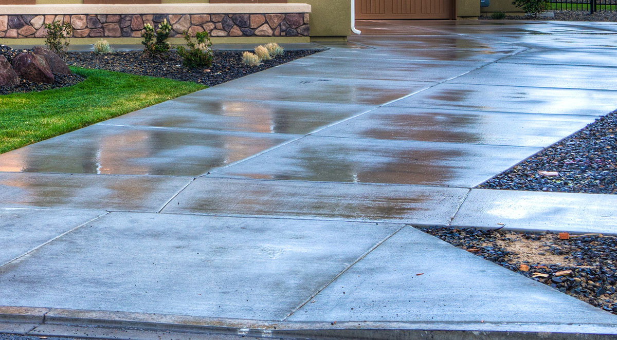 How Long Does a Concrete Driveway Last? Garrett, Inc. Concrete and